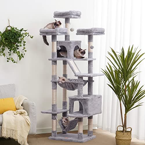 Heybly Large Cat Tree Tower for Indoor Cats