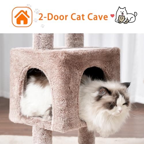 Cat Tree Tower Condo for Indoor Cats with Scratching Post and Toys