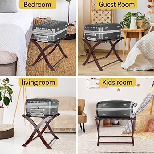 Folding Luggage Rack for Guest Rooms and Hotels