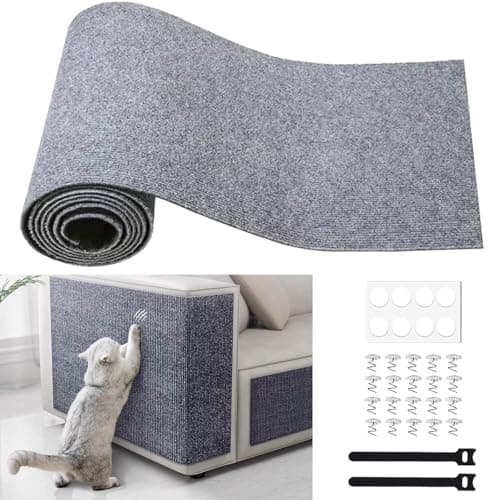 Self-Adhesive Cat Furniture Protector, Brown, 15.7"x78.7" — Light Grey