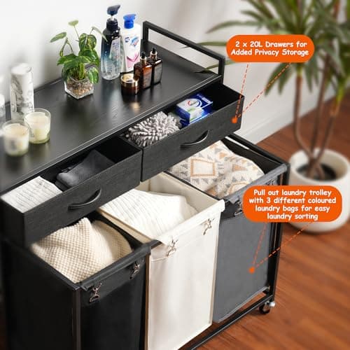 Organize Your Laundry Room with Heybly 126L Laundry Hamper and Sorter