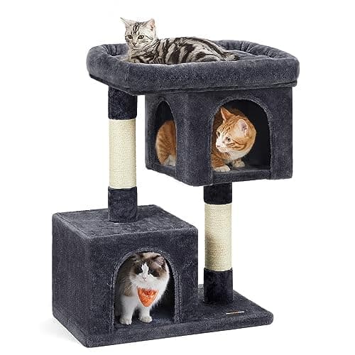 Feandrea Cat Tree with Cat Tower and Condo for Large Cats