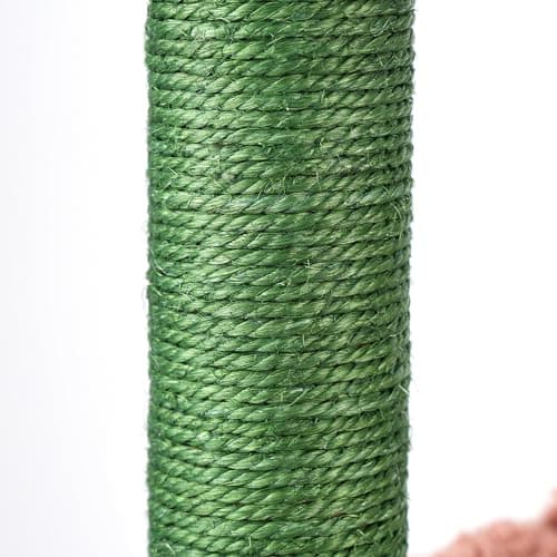 37.4" Cactus Cat Tree for Indoor Cats with Twin Condos and Scratching Post … Green