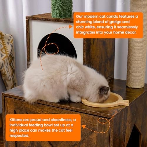 Adjustable Cactus Cat Tower with Cozy Basket and Scratching Board