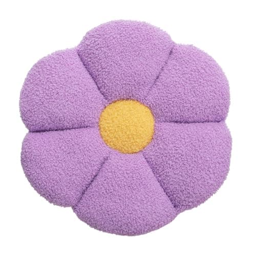PEQULTI Super Thick 36.2'' Tall Scratch Post for Large Cats — Purple FLower
