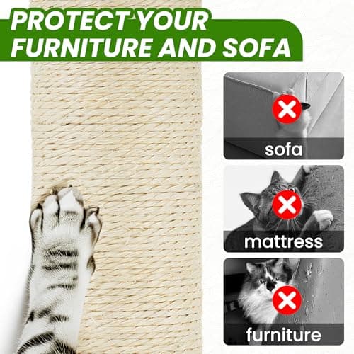 55 Inch Green Cat Tree Tower with Hammock & Sisal Scratch Post for Kittens & Adults