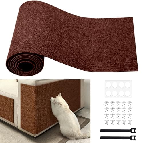Self-Adhesive Cat Furniture Protector, Brown, 15.7"x78.7"
