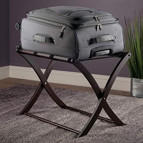 Winsome Scarlett Cappuccino Luggage Rack for Guest Room