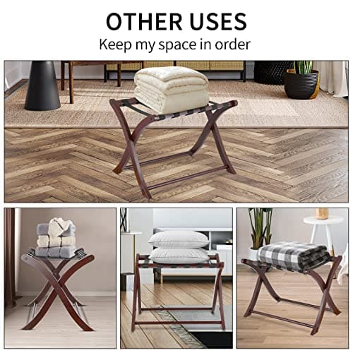 Folding Luggage Rack for Guest Rooms and Hotels