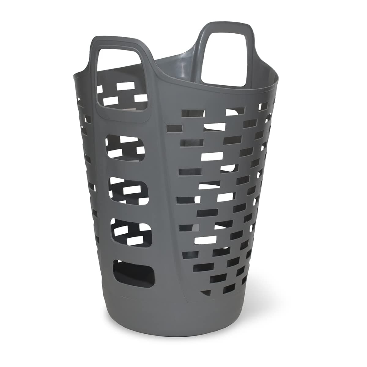 Clorox Flexible Tall Plastic Laundry Hamper - Grey