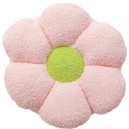 32 PETEPELA Pink Cat Tree for Indoor Cats with Scratching Ramp, Hammock, and Flower Bed Perch — Pink