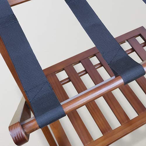 Walnut Casual Home Luggage Rack (New)
