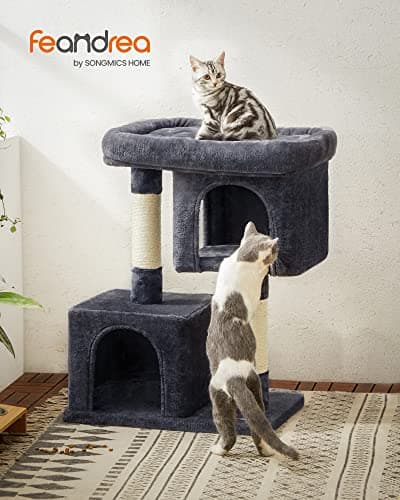 Feandrea Cat Tree with Cat Tower and Condo for Large Cats