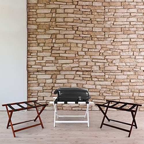 Walnut Heavy Duty 30" Extra Wide Luggage Rack