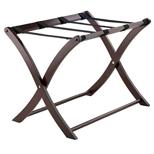 Winsome Scarlett Cappuccino Luggage Rack for Guest Room