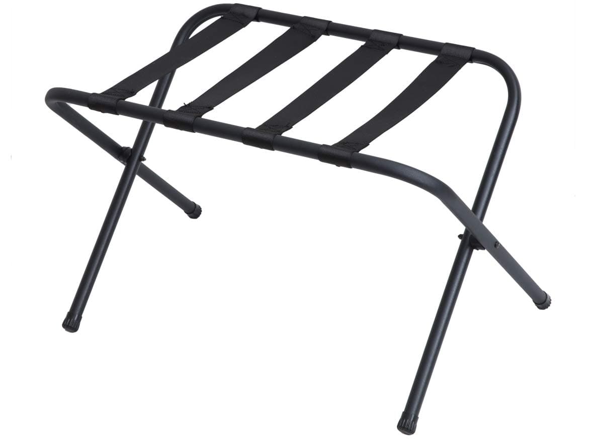 Mabel Home Black Metal Folding Luggage Rack