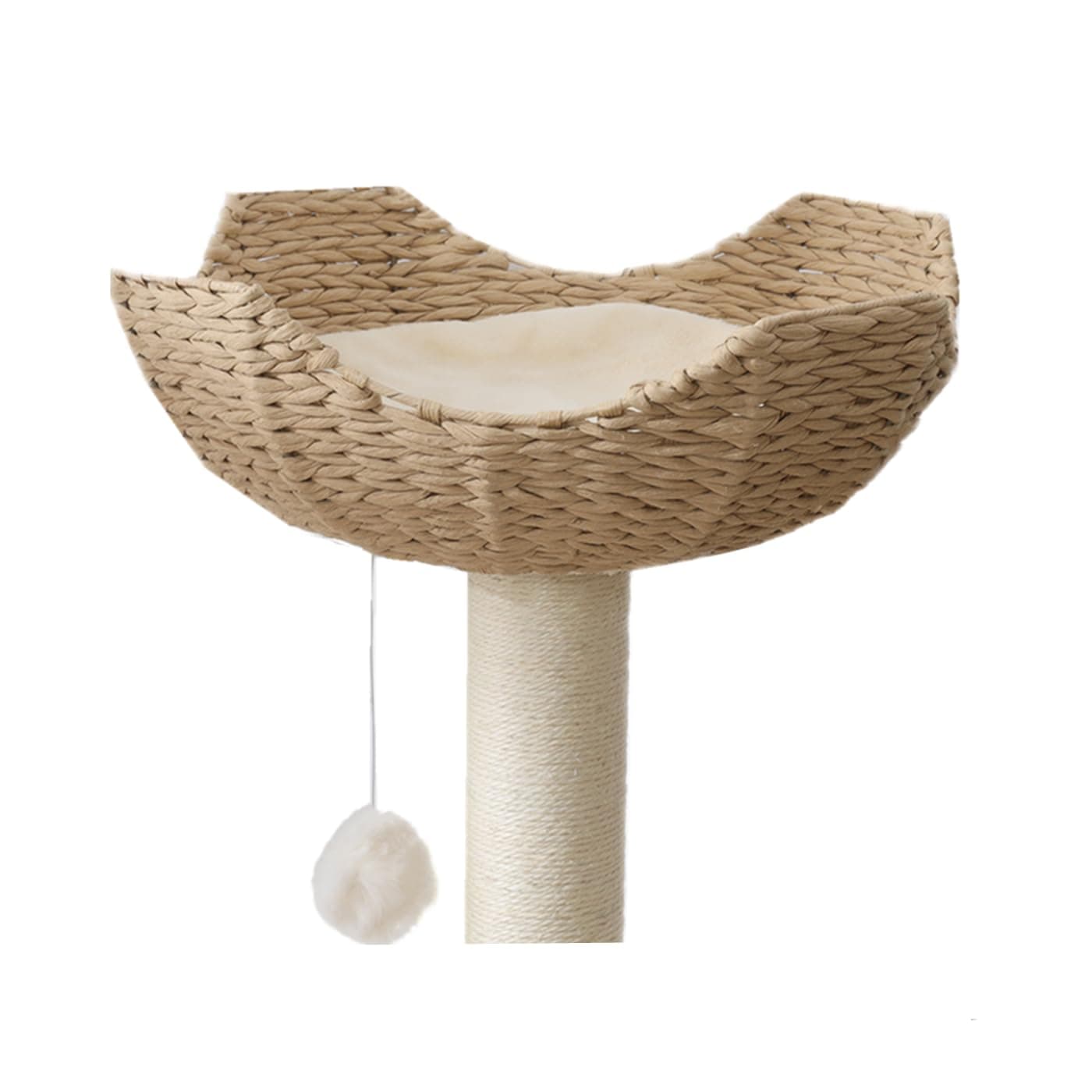 Large Cat Tower Basket Bed Replacement with Soft Cushion