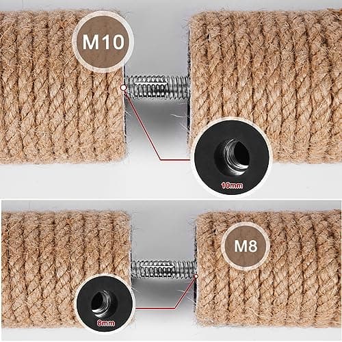 Cat Scratching Post Replacement Screws- M10 and M8 with Allen Wrench