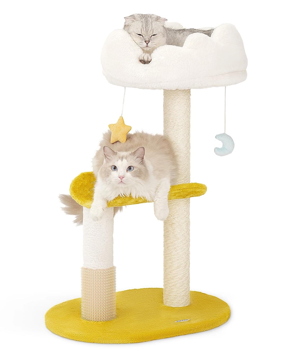 Happy N Pets Cloud Cat Tree: 31.5in Multi-Level Indoor Cat Tower