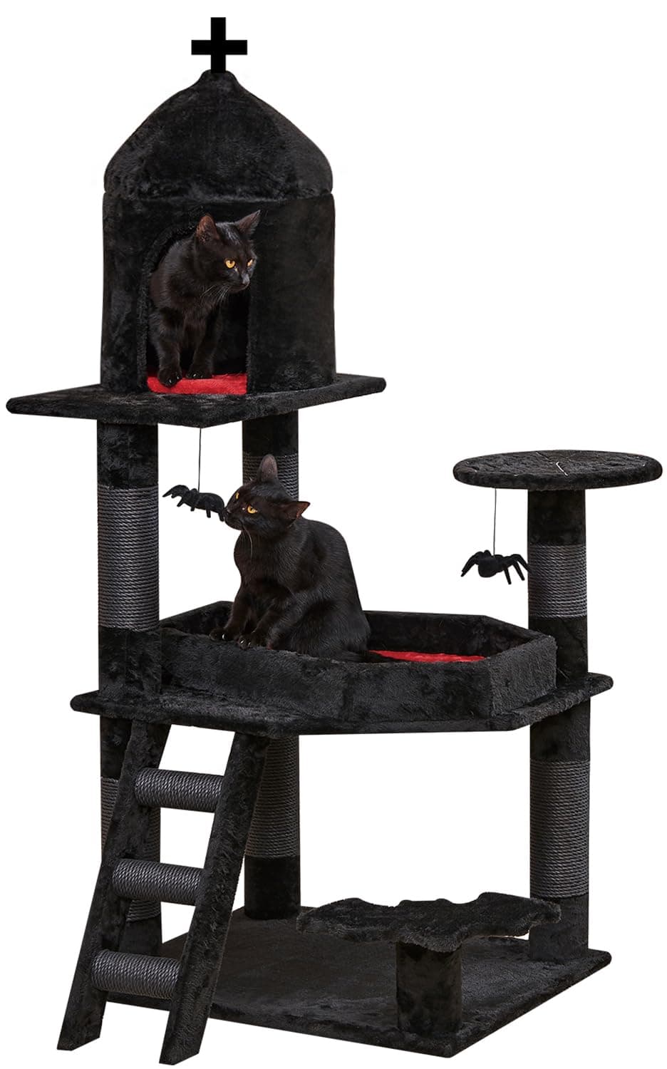 Halloween themed Gothic Cat Tree for Large Cats