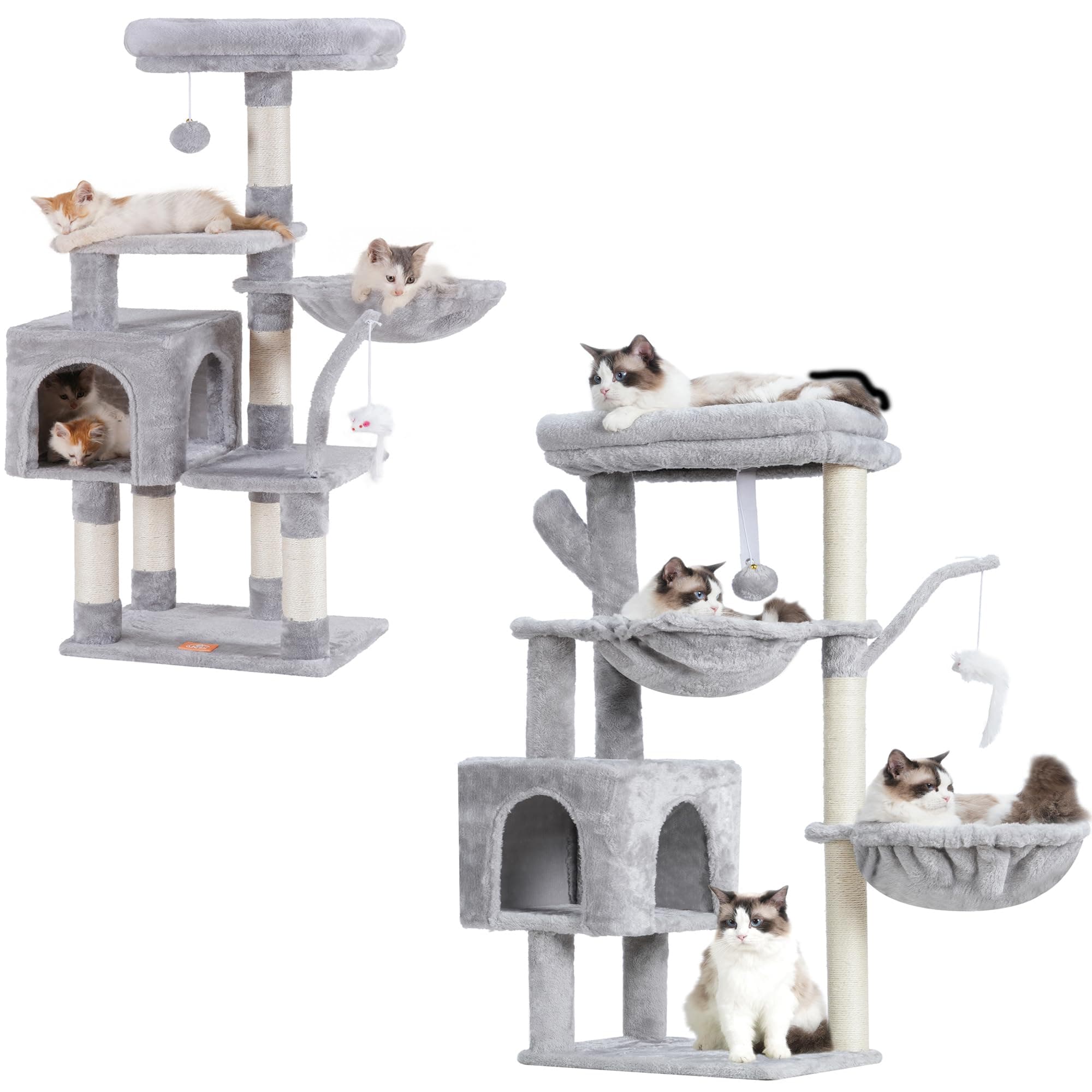 Cactus Cat Tree with Scratching Post for Indoor Cats