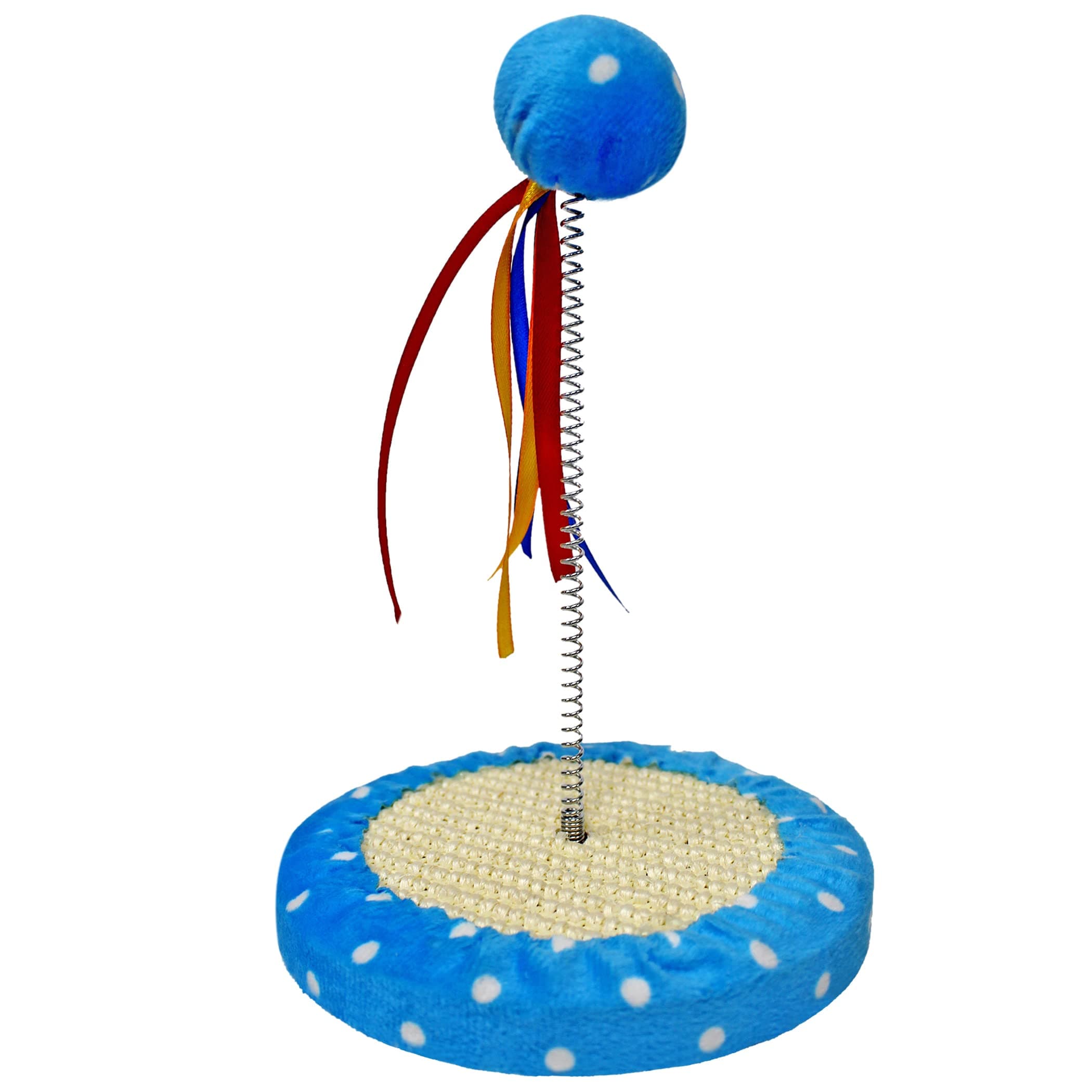 Interactive Cat Tree with Toy Ball & Scratcher, Fun and Entertaining for Cats