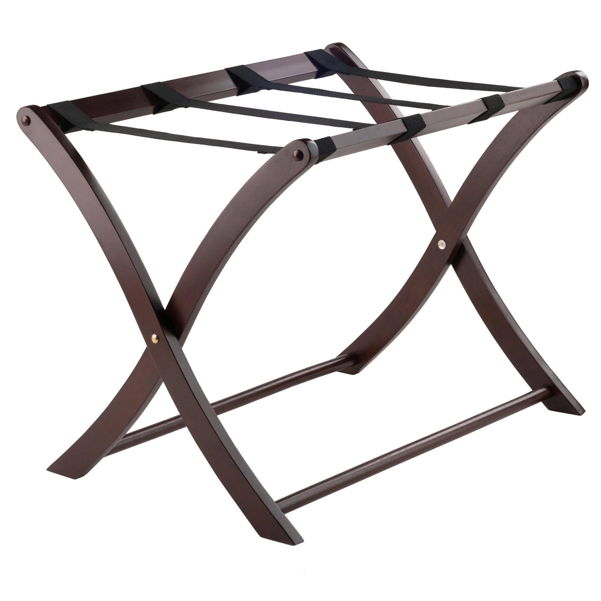 Winsome Scarlett Cappuccino Luggage Rack for Guest Room