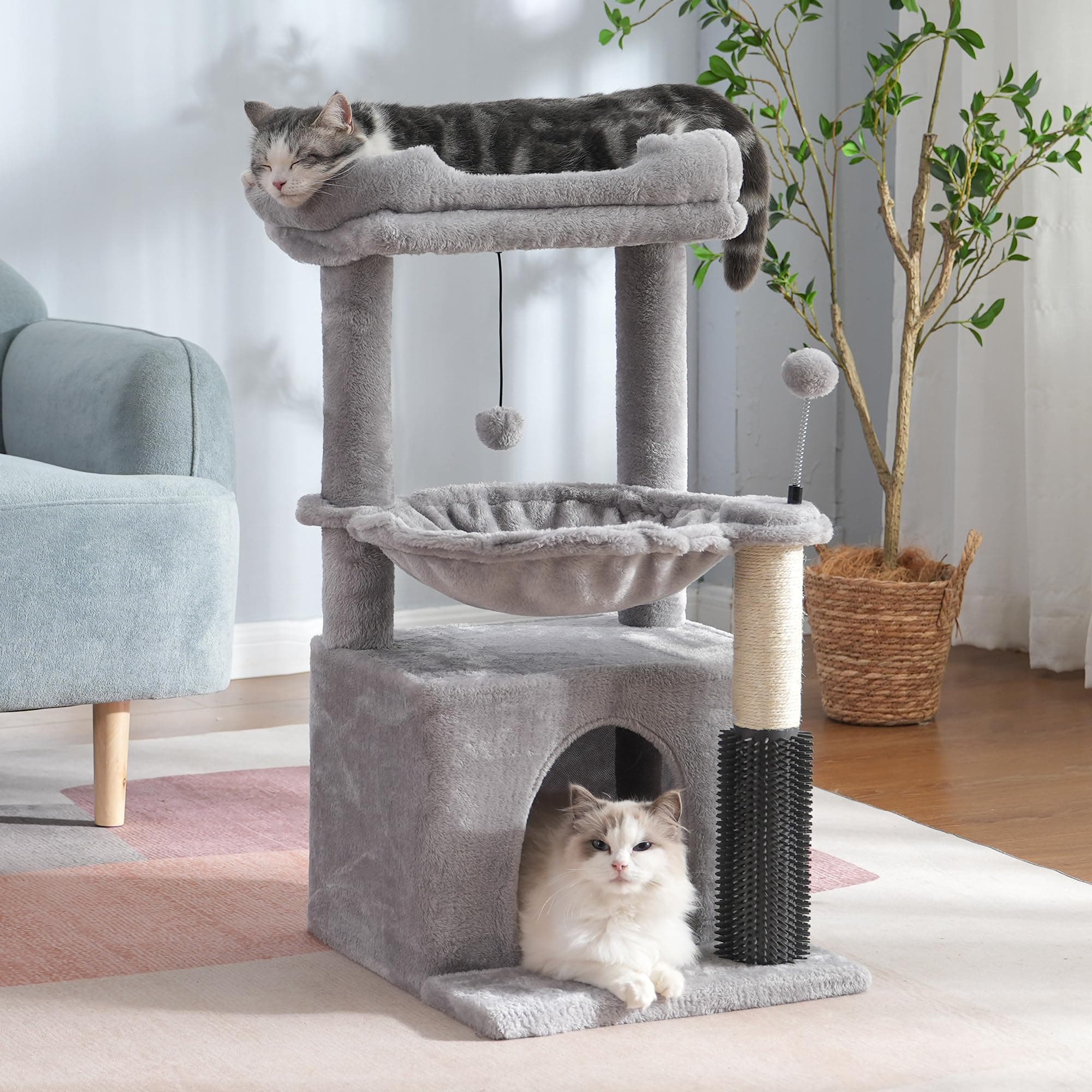 5-in-1 Cat Tower for Indoor Cats