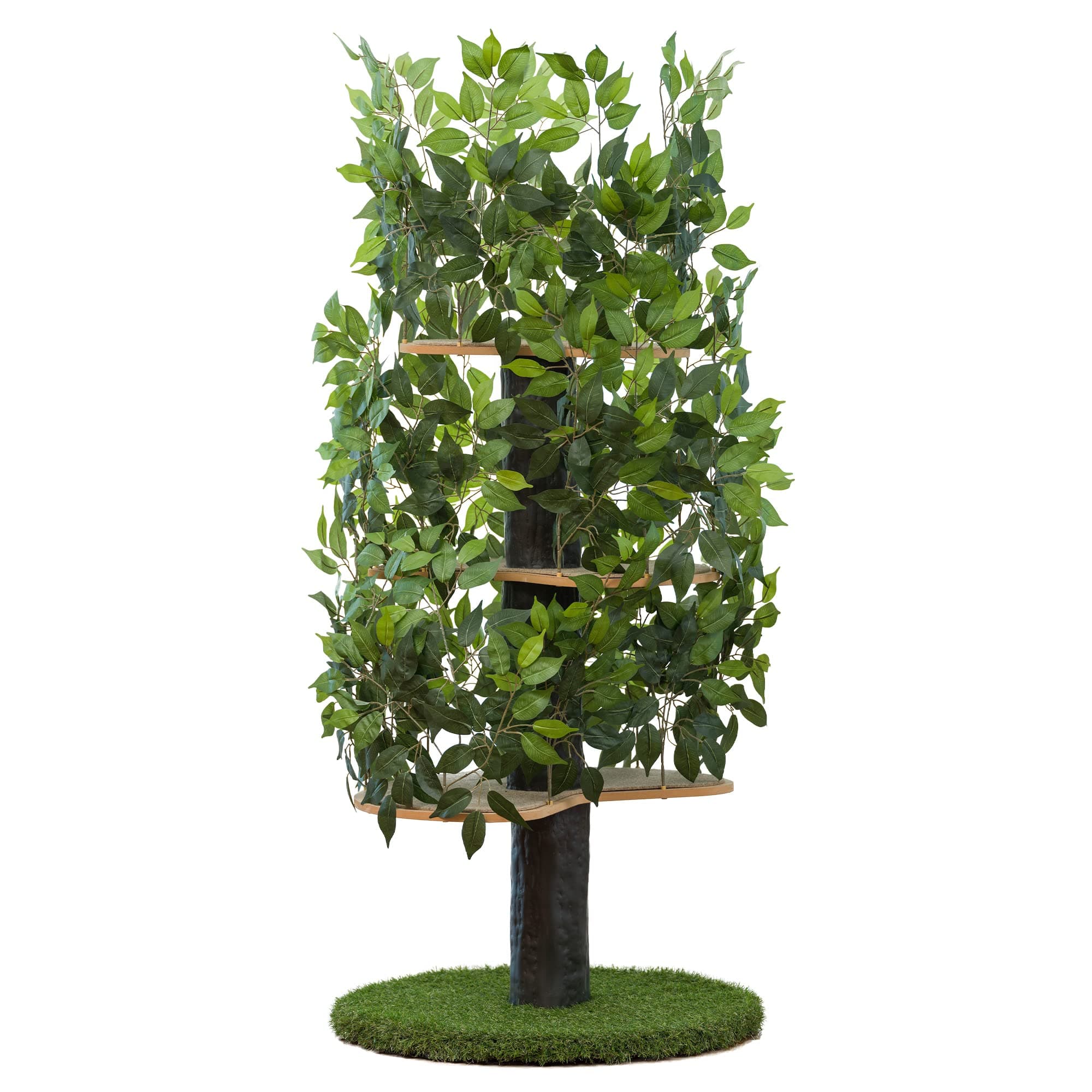 On2 Pets USA-Made Cat Tree with Leaves, Multi-Level Indoor Cat Condo