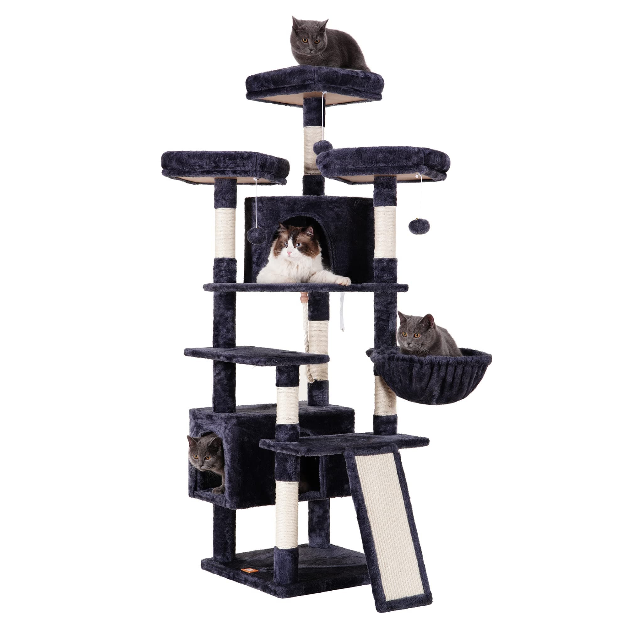 Large Cat Tree with Multi-Level Furniture for Indoor Cats